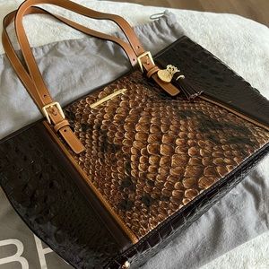 Brahmin Crocodile Tote